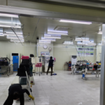 공장청소 바닥먼지 완벽 제거